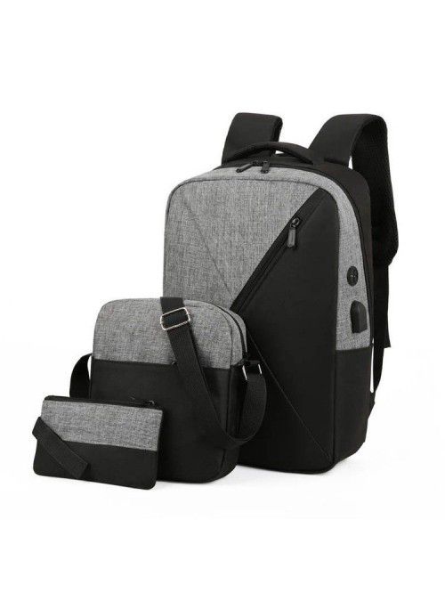 New three piece computer backpack Oxford spinning ...