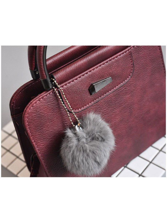 Foreign trade new style handbag single shoulder straddle women's bag retro leisure Women's satchel shaped shell bag spring new style