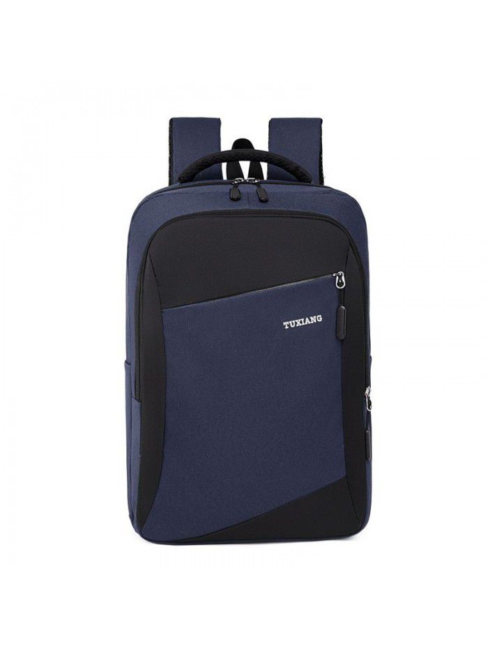  new business bag USB rechargeable schoolbag travel splash proof laptop bag wholesale Backpack