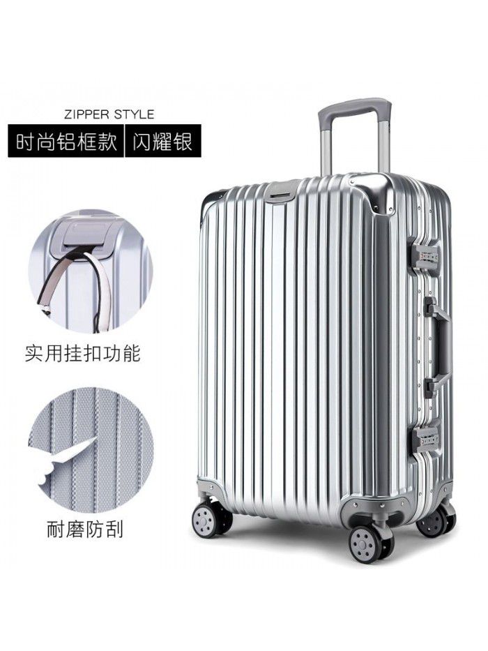 Trolley case universal wheel suitcase net red custom suitcase small female male student 20 inch code leather box 24