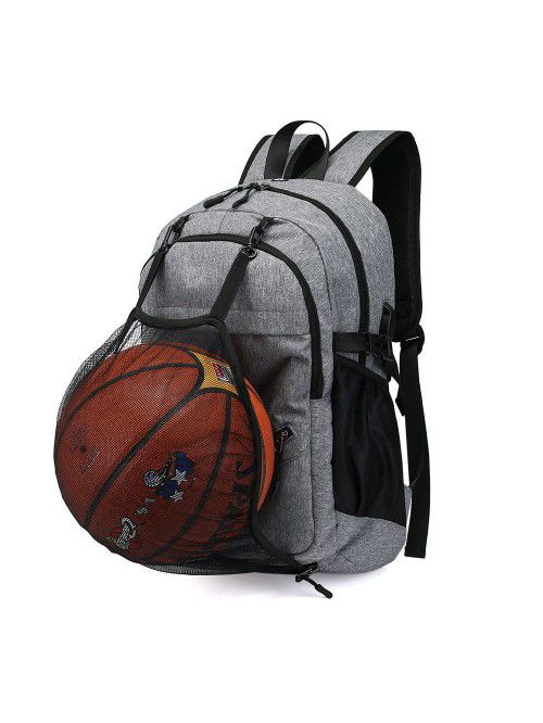 Basketball bag men's backpack USB charging intelli...