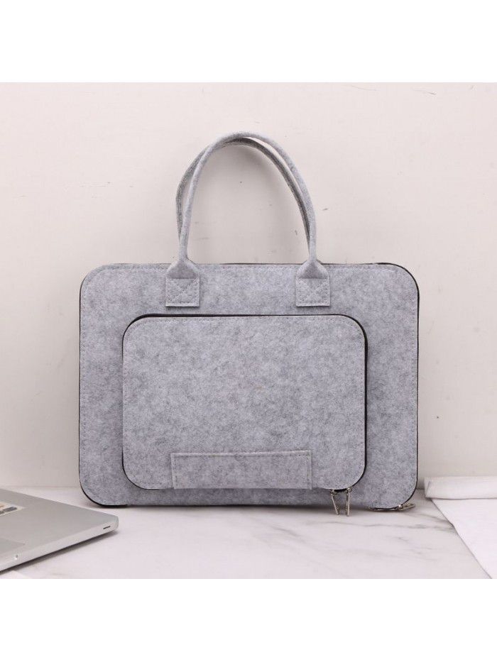 Cross border supply of felt bag portable felt computer bag notebook liner bag customized felt bag