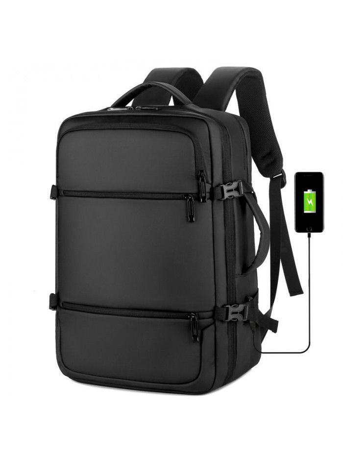 OEM customized new business commuter USB multi-function waterproof student travel men's computer backpack Backpack