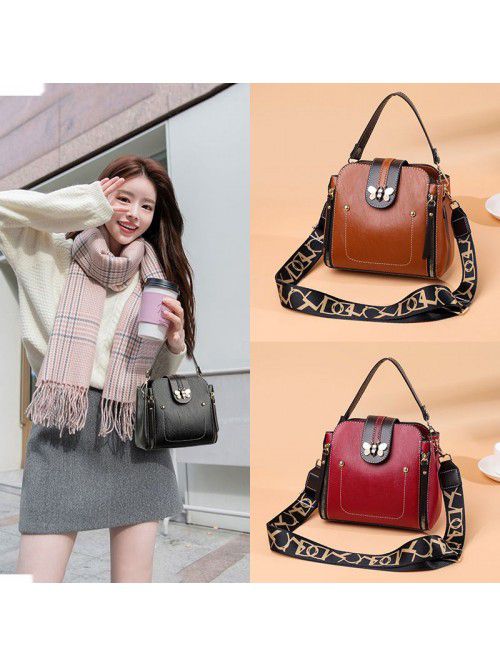 European and American fashion leather women's bag ...