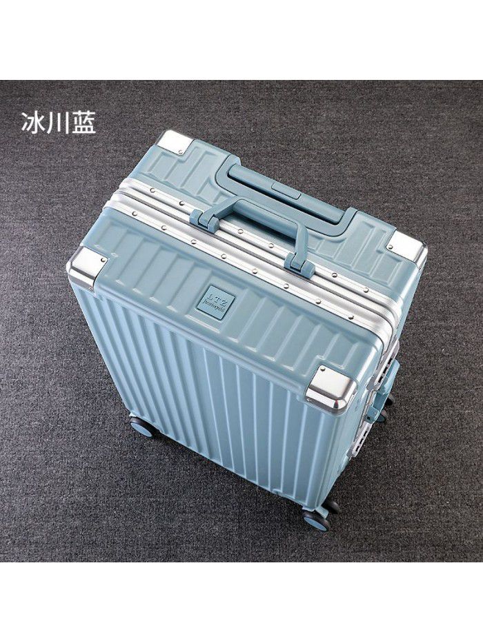 Luggage custom aluminum frame 20 inch universal wheel boarding code suitcase ins net red trolley box for men and women