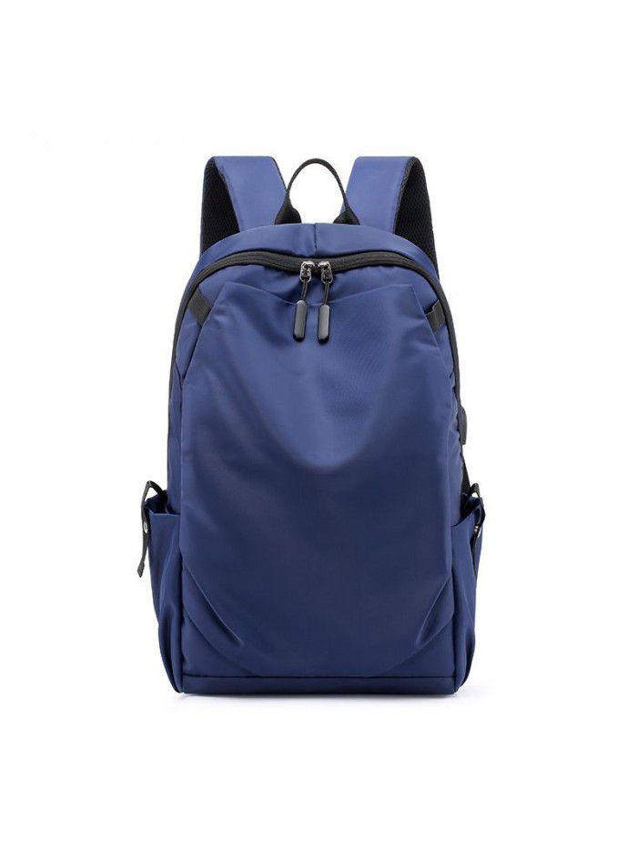  new men's business leisure USB computer backpack campus student schoolbag Korean fashion backpack trend