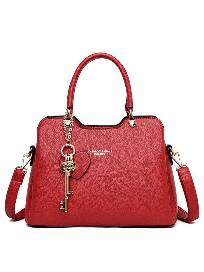 New cross border 2021 women's hand-held bag Korean fashion trend one shoulder bag mother's bag