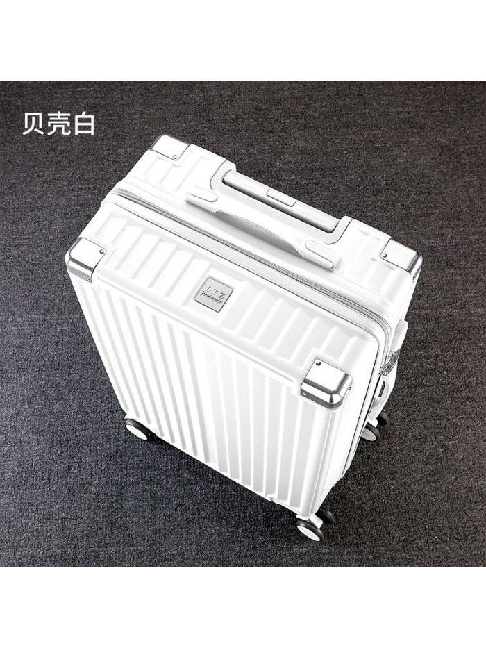 Luggage custom aluminum frame 20 inch universal wheel boarding code suitcase ins net red trolley box for men and women