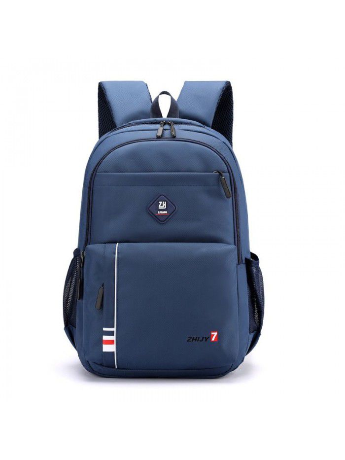 Wholesale backpack 2021 new business computer backpack men's leisure Korean travel bag simple fashion student schoolbag