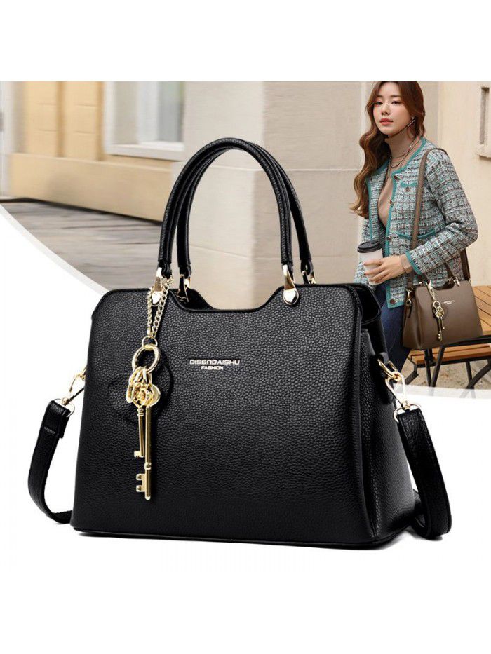 New cross border 2021 women's hand-held bag Korean fashion trend one shoulder bag mother's bag