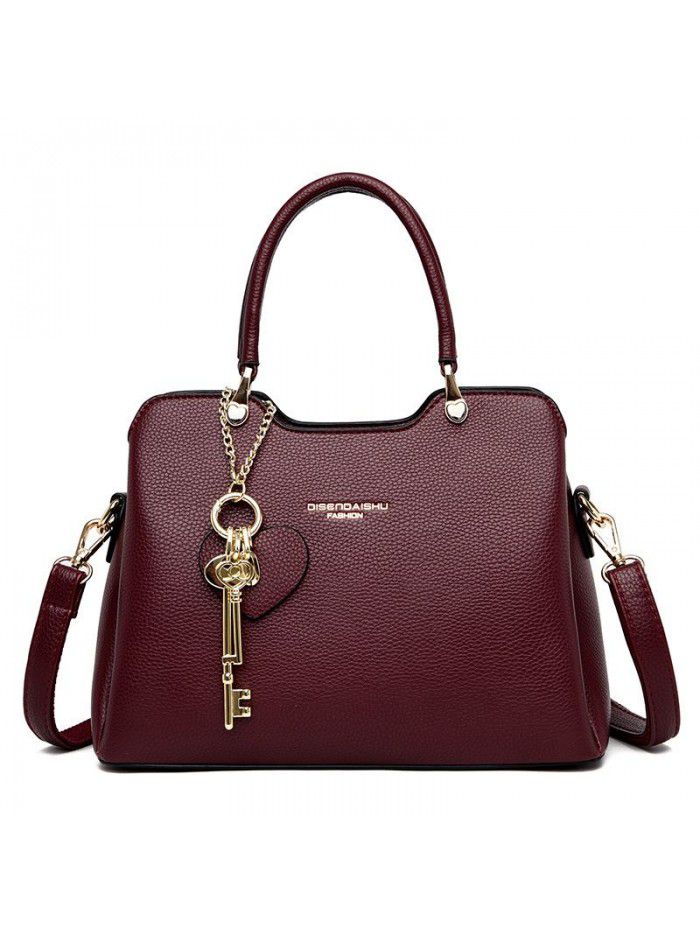 New cross border 2021 women's hand-held bag Korean fashion trend one shoulder bag mother's bag