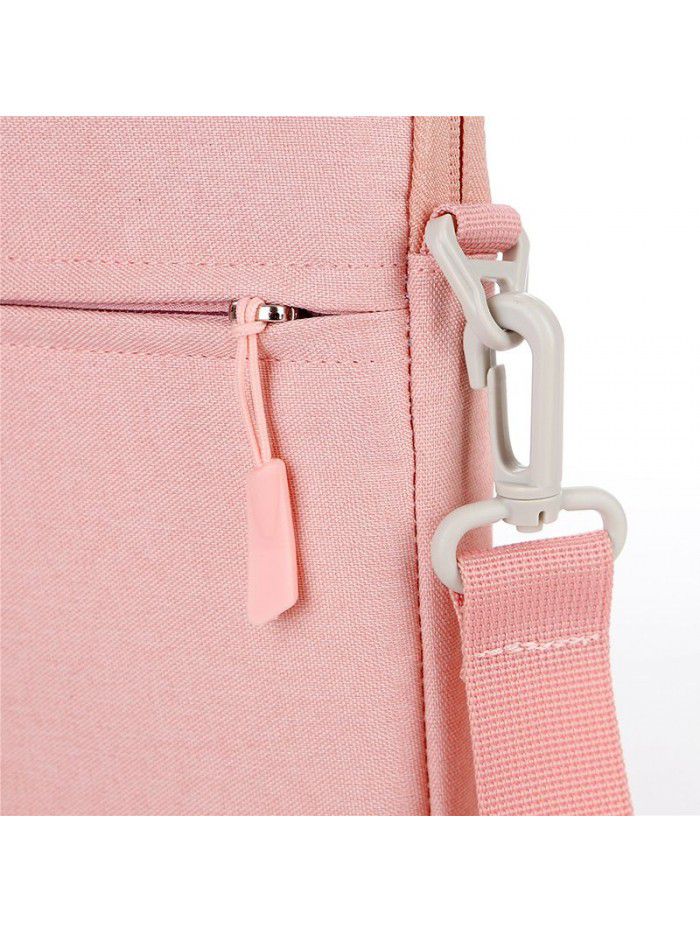 Cute portable tablet computer bag Single Shoulder Messenger women's leisure bag 14 inch notebook handbag customized wholesale