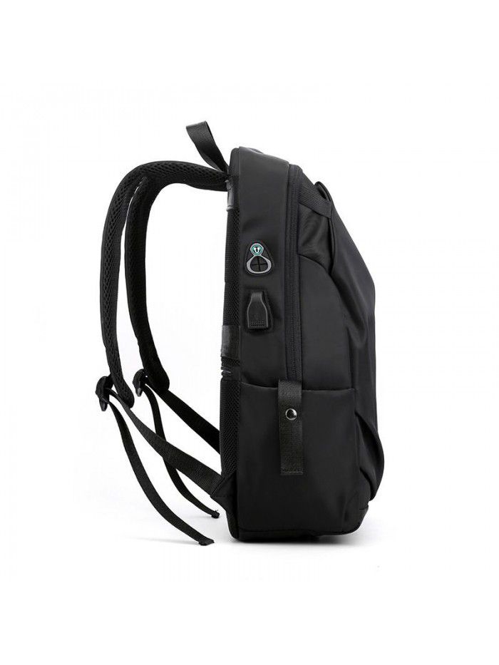  new men's business leisure USB computer backpack campus student schoolbag Korean fashion backpack trend