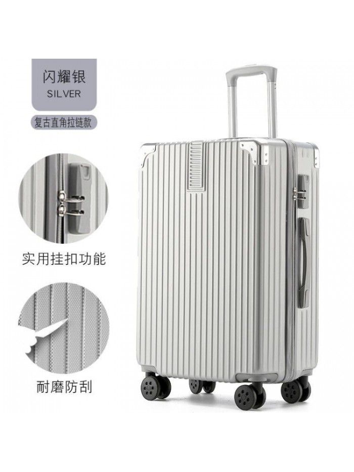 Trolley case universal wheel suitcase net red custom suitcase small female male student 20 inch code leather box 24