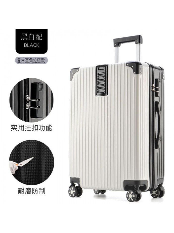 Trolley case universal wheel suitcase net red custom suitcase small female male student 20 inch code leather box 24