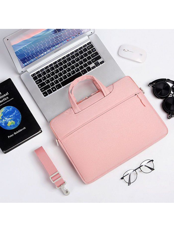 Cute portable tablet computer bag Single Shoulder Messenger women's leisure bag 14 inch notebook handbag customized wholesale