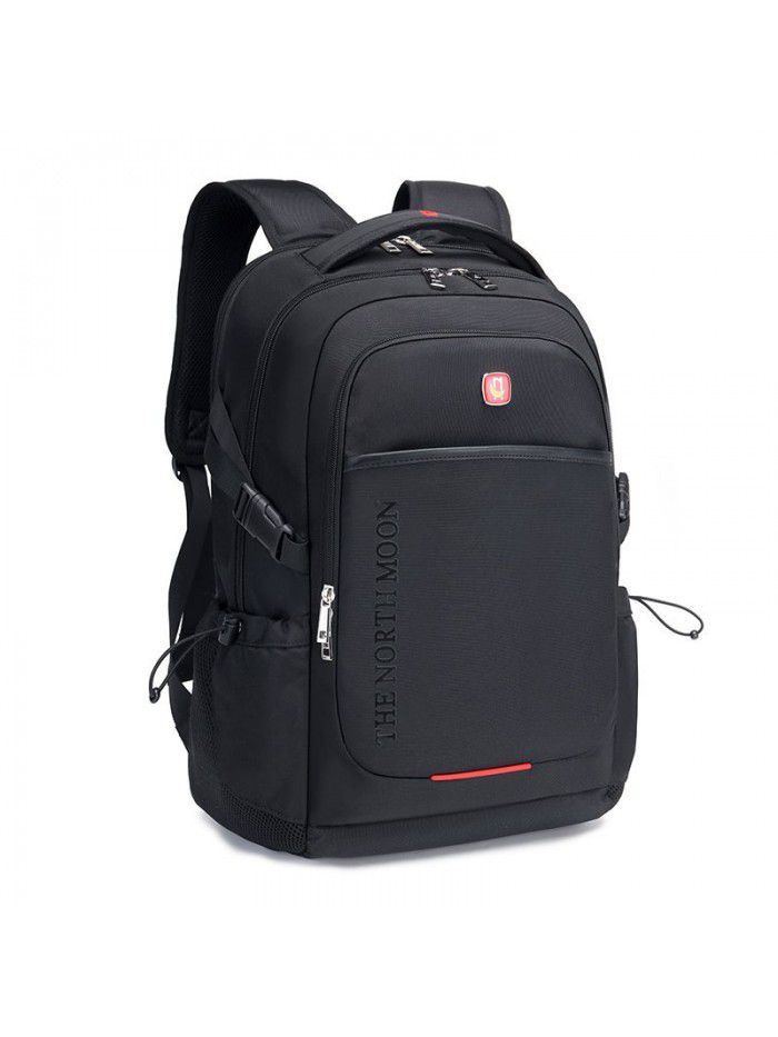 Cross border OEM customized backpack logo large capacity business travel backpack multi function USB charging Backpack