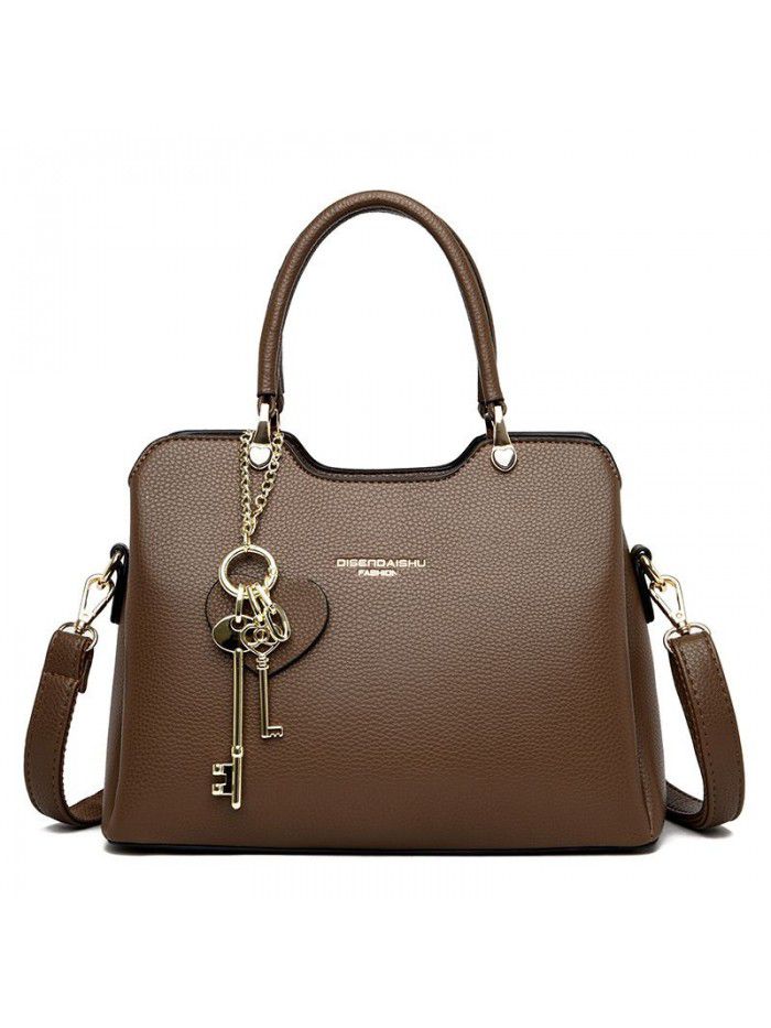 New cross border 2021 women's hand-held bag Korean fashion trend one shoulder bag mother's bag