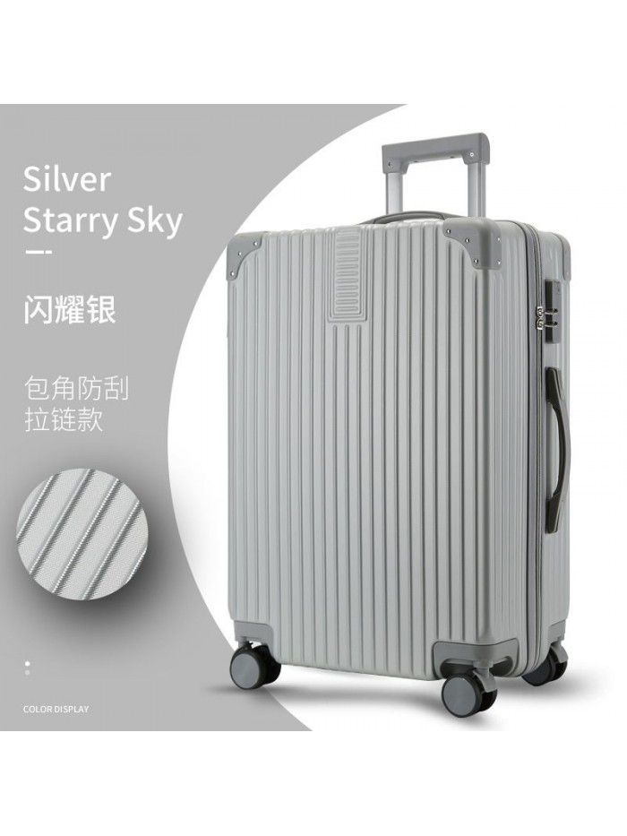 Luggage custom aluminum frame 20 inch universal wheel boarding code suitcase ins net red trolley box for men and women