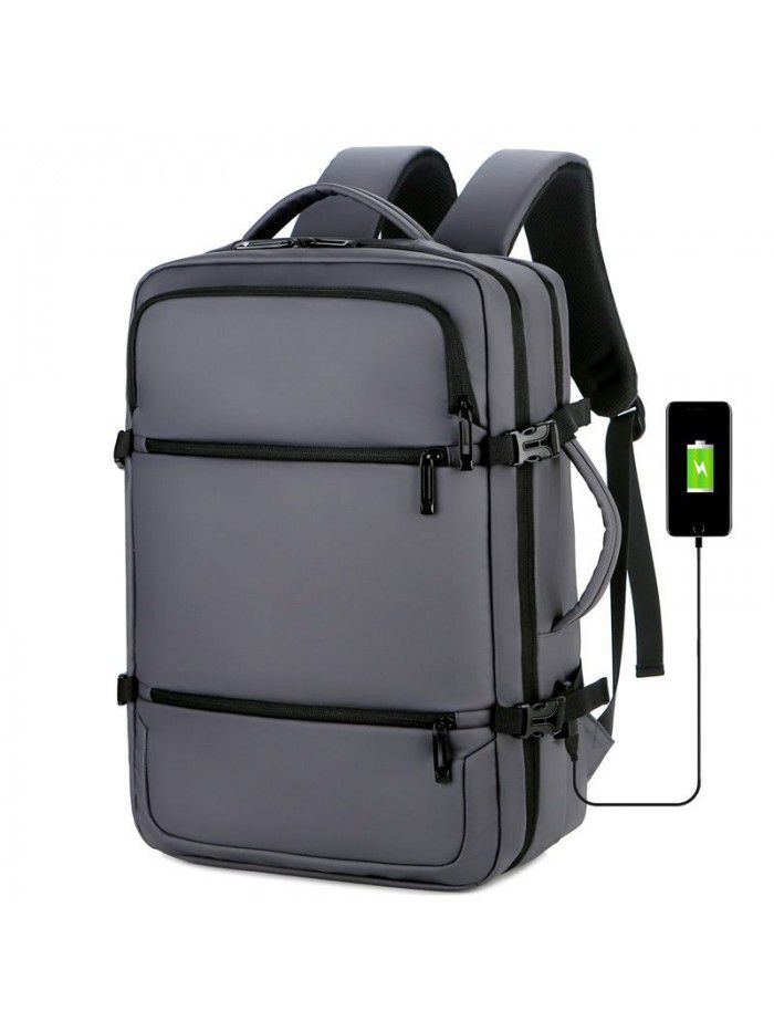 OEM customized new business commuter USB multi-function waterproof student travel men's computer backpack Backpack