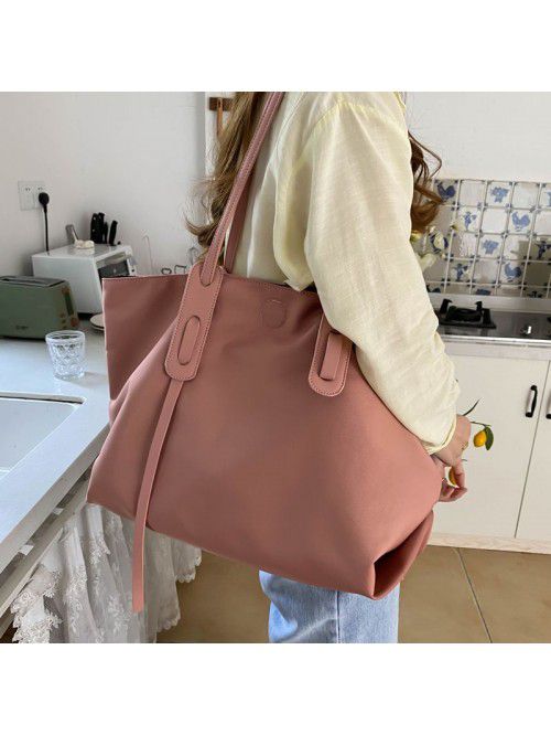 Nylon large capacity Tote Bag single shoulder port...