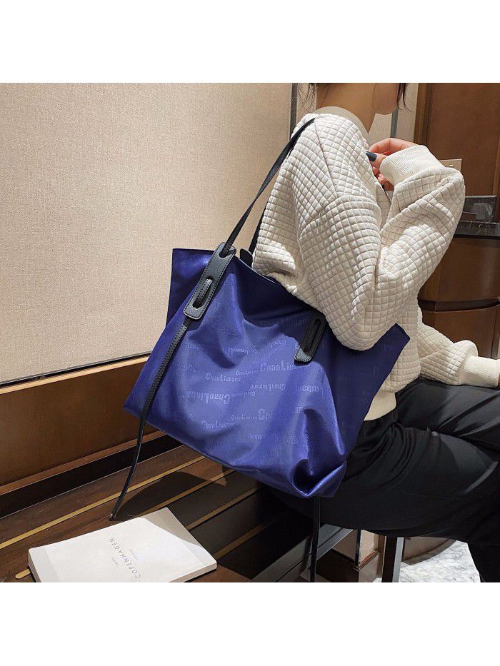 Bag women's bag new 2021 women's single shoulder bag trend Oxford butot bag leisure large capacity handbag women's bag