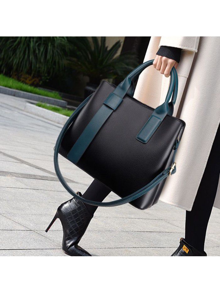 Bag women 2021 new simple autumn winter tote bag women's large capacity handbag fashion versatile One Shoulder Messenger Bag