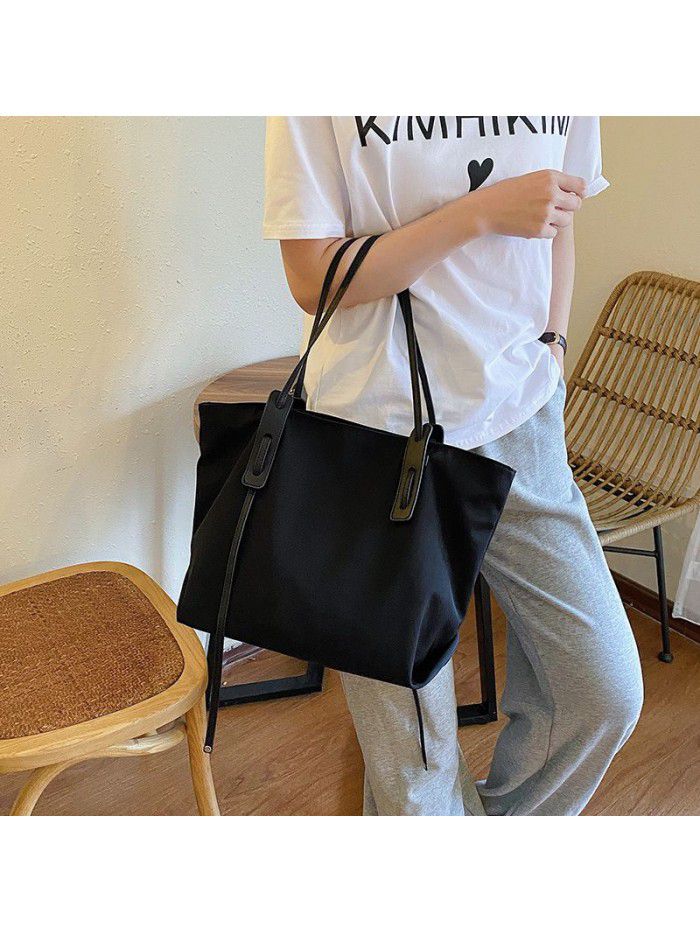 Bag women's bag new 2021 women's single shoulder bag trend Oxford butot bag leisure large capacity handbag women's bag