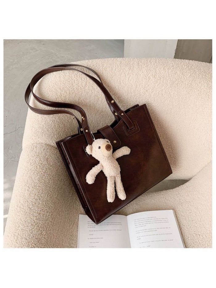 Big bag 2020 new fashion texture women's bag autumn and winter fashion shoulder bag simple large capacity atmosphere Tote Bag