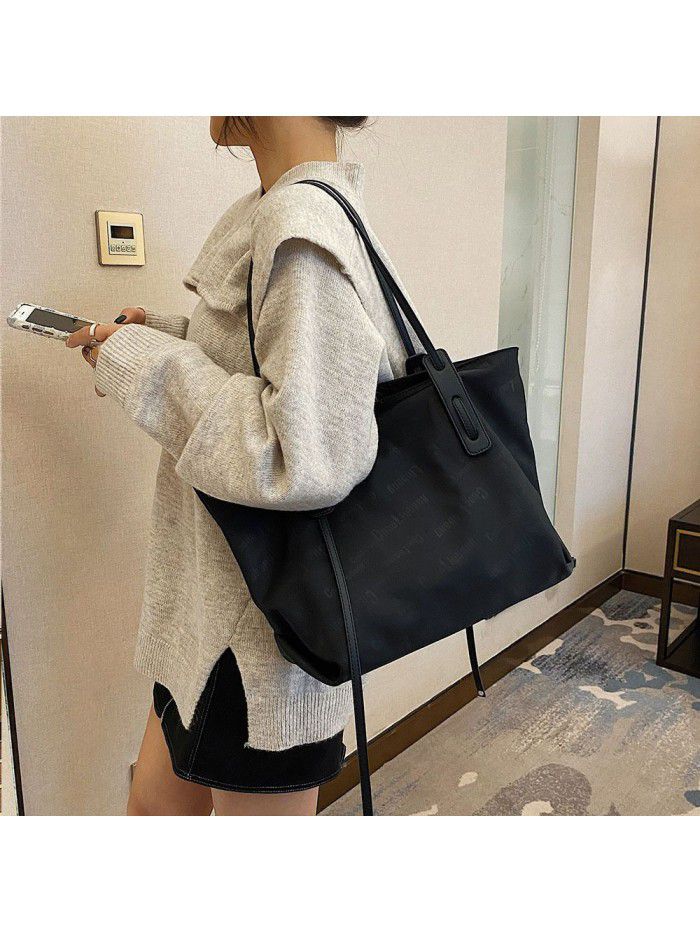 Bag women's bag new 2021 women's single shoulder bag trend Oxford butot bag leisure large capacity handbag women's bag