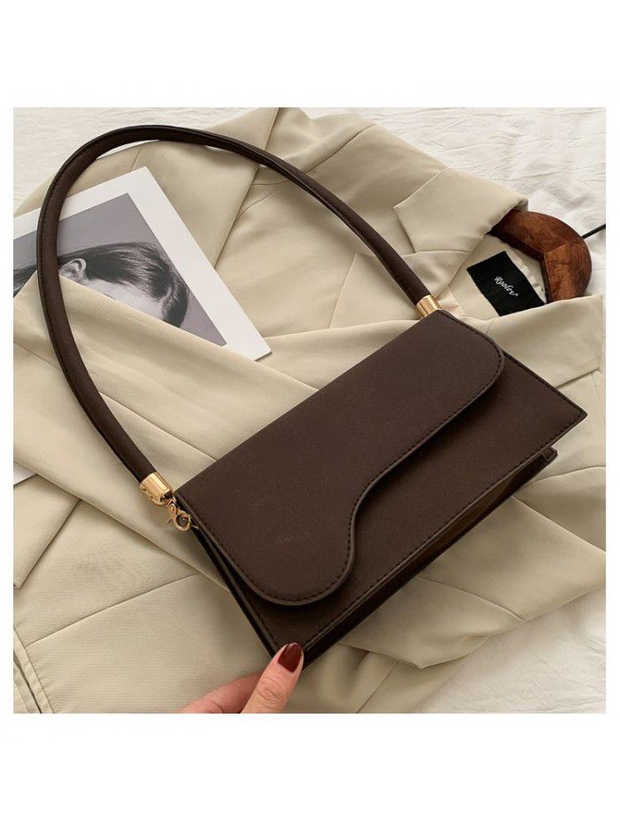 Bag women's bag fashion trend armpit bag creative new European and American retro Pu women's shoulder bag temperament Commuter Bag