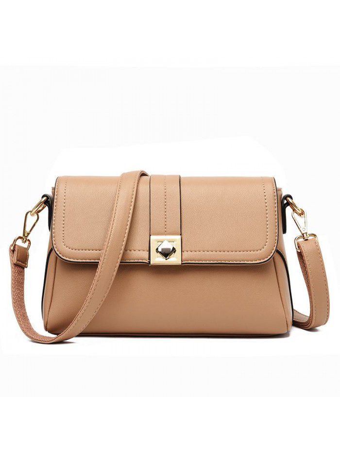 Bag 2021 new middle-aged women's bag fashion women's mother's bag large capacity one shoulder portable small women's Bag Messenger Bag