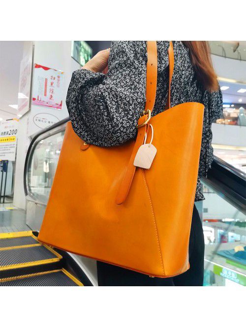 New fashion women's bag simple retro one shoulder ...