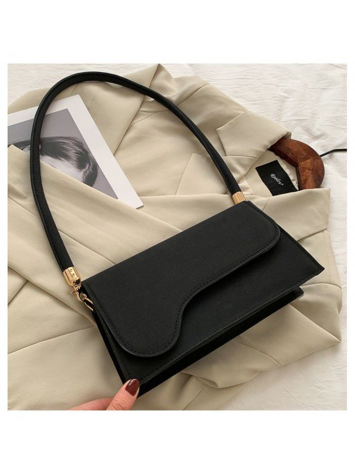 Bag women's bag fashion trend armpit bag creative new European and American retro Pu women's shoulder bag temperament Commuter Bag