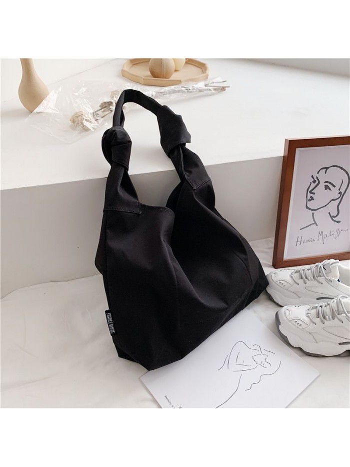  new lazy style nylon butot bag South Korean ins fashionable messenger bag women's versatile large capacity shoulder bag