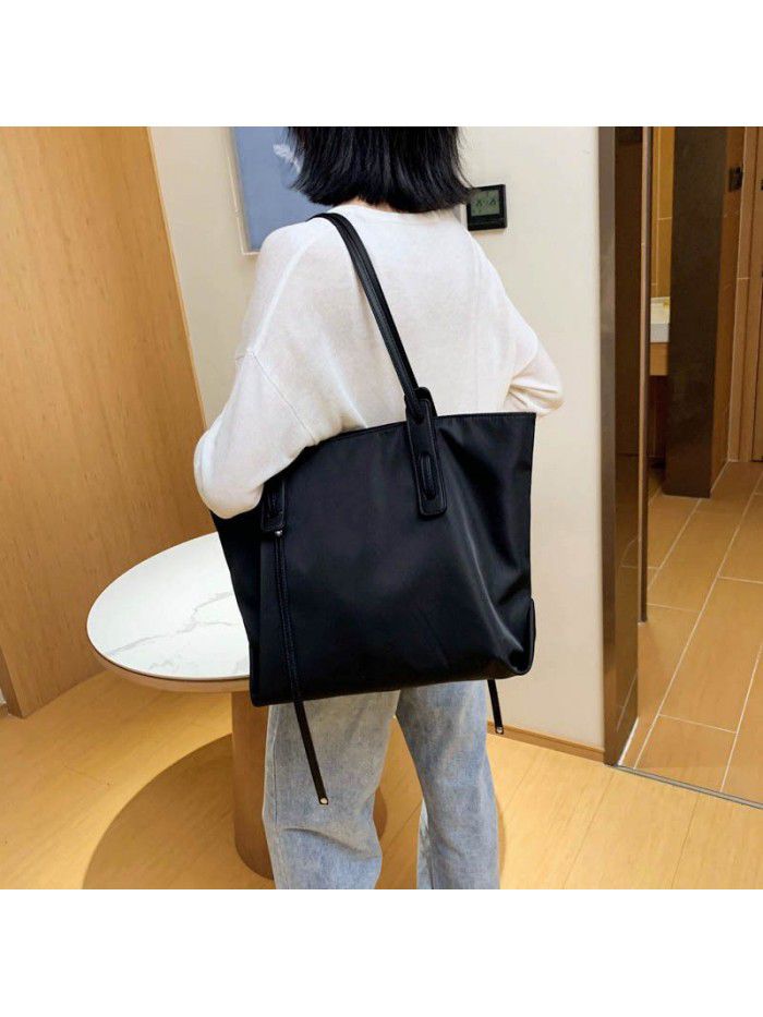 Bag women's bag new 2021 women's single shoulder bag trend Oxford butot bag leisure large capacity handbag women's bag