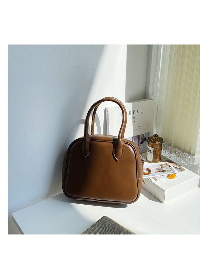 Ins Korean version new 2021 bag women's bag fashion women's single shoulder bag slant cross bag retro hand Tote Bag Fashion