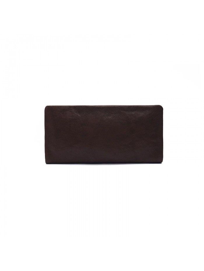 Men's casual Long Wallet head leather short classic leather retro long suit