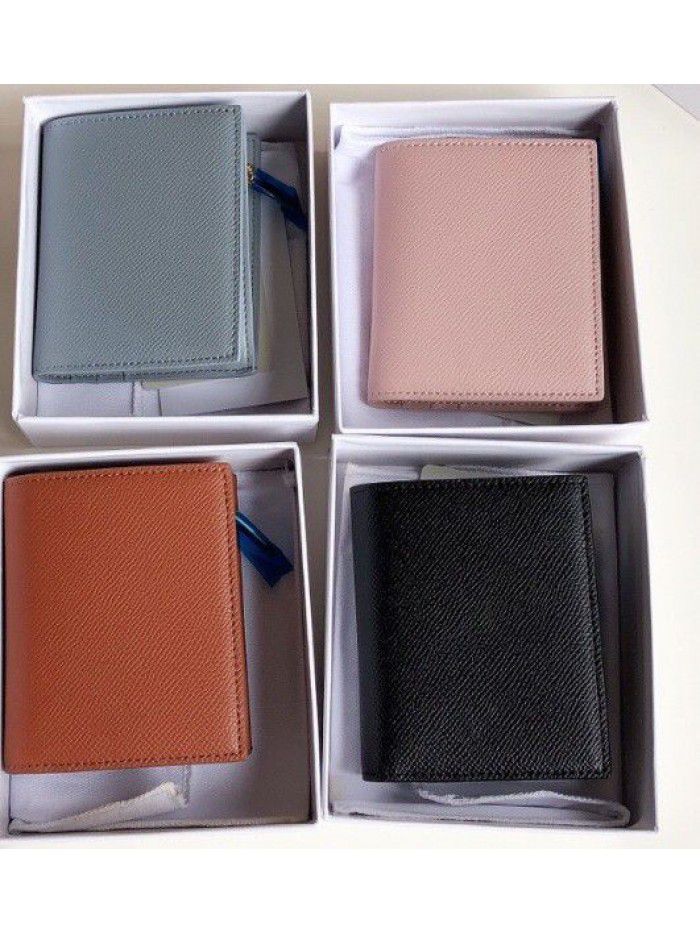 0417r9 a new 2021 men's and women's same letter printing four color folding Wallet