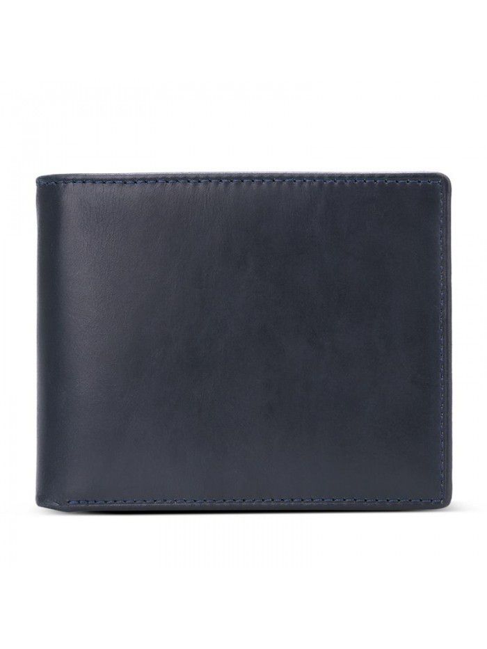 Cross border supply of leather wallet men's wallet short Retro Leather Wallet customized logo