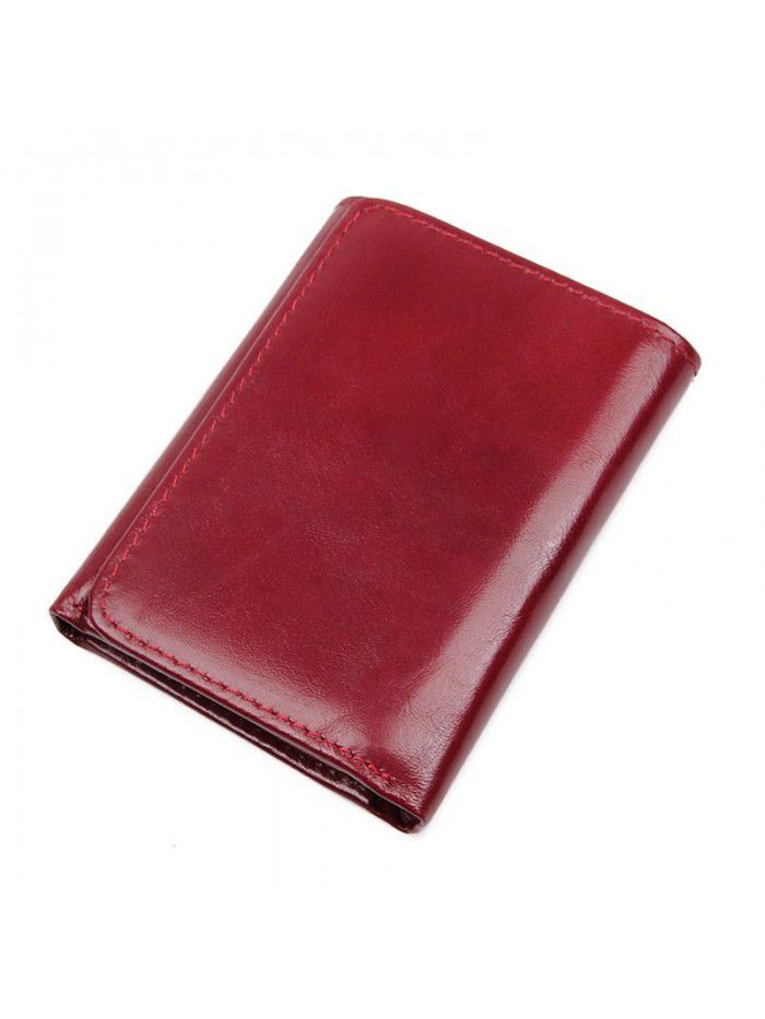 Jiameida retro fashion wallet short men's and women's general leather head leather wallet 8177 wholesale