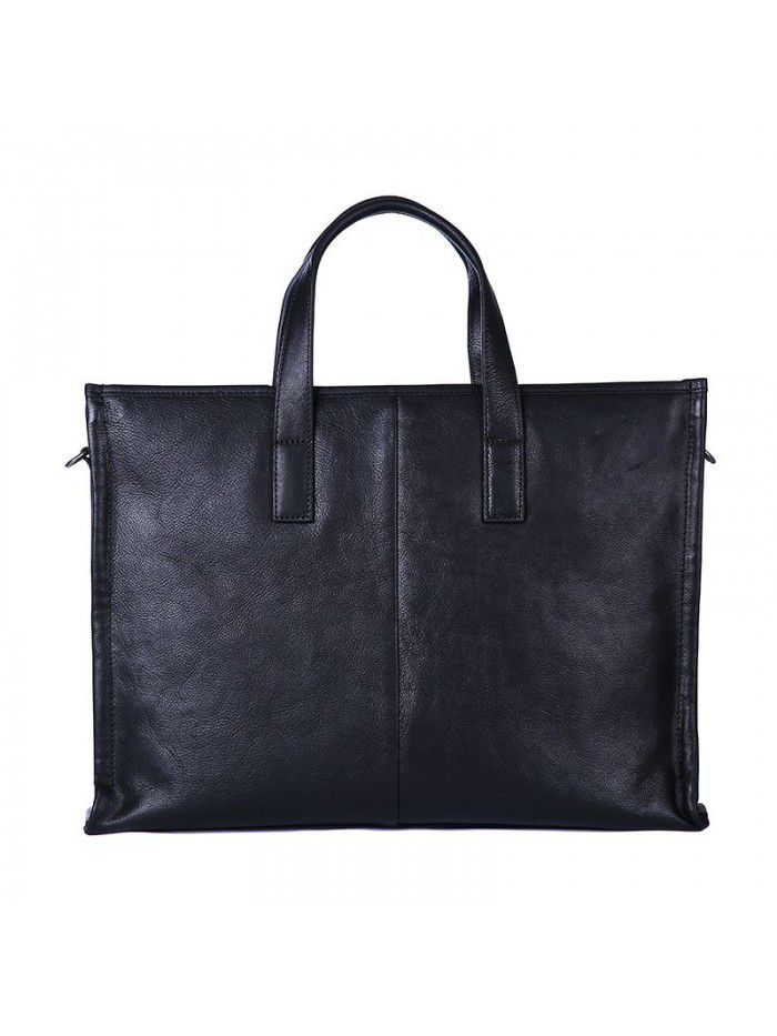 Casual leather men's bag handbag men's business briefcase horizontal head leather business One Shoulder Messenger Bag