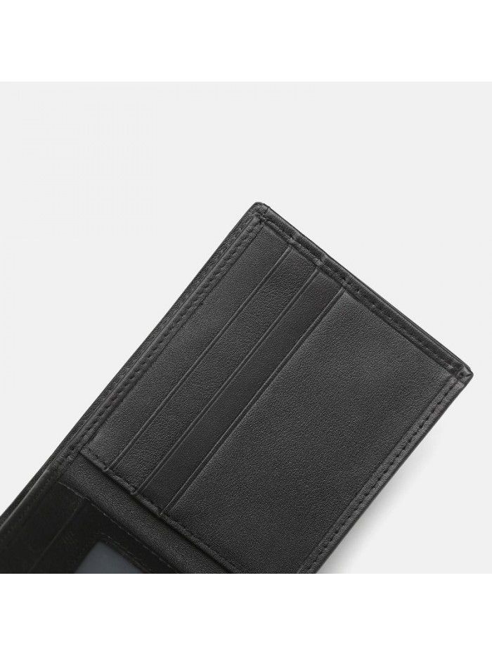 Crocodile claw men's wallet short leather 2021 new luxury brand wallet men's horizontal two fold Wallet