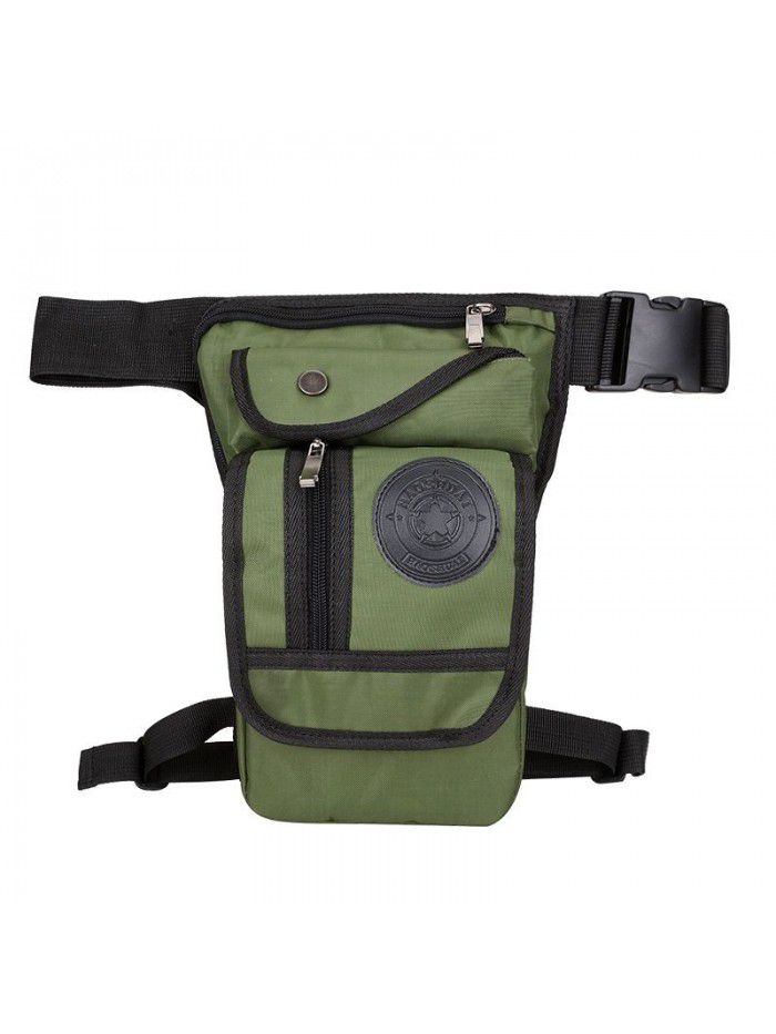 Spring new men's waist bag outdoor sports leg bag riding tactical waist bag nylon leg bag cross border waist bag customization
