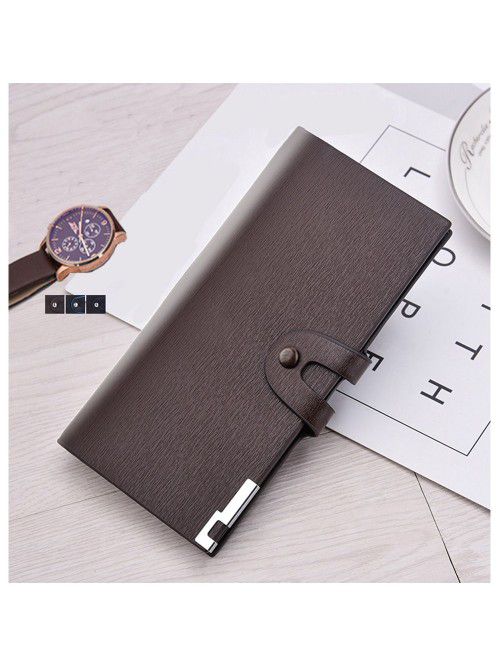 Men's Long Wallet fashion medium long suit bag sof...