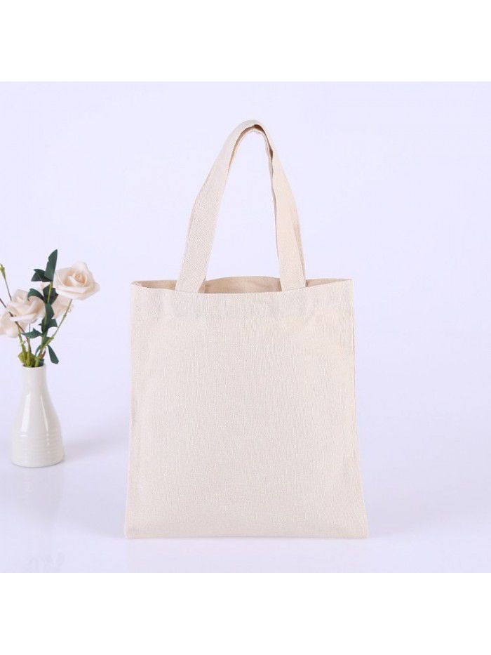 Manufacturers customized shopping cotton bag wholesale spot blank portable canvas bag can be customized logo canvas bag