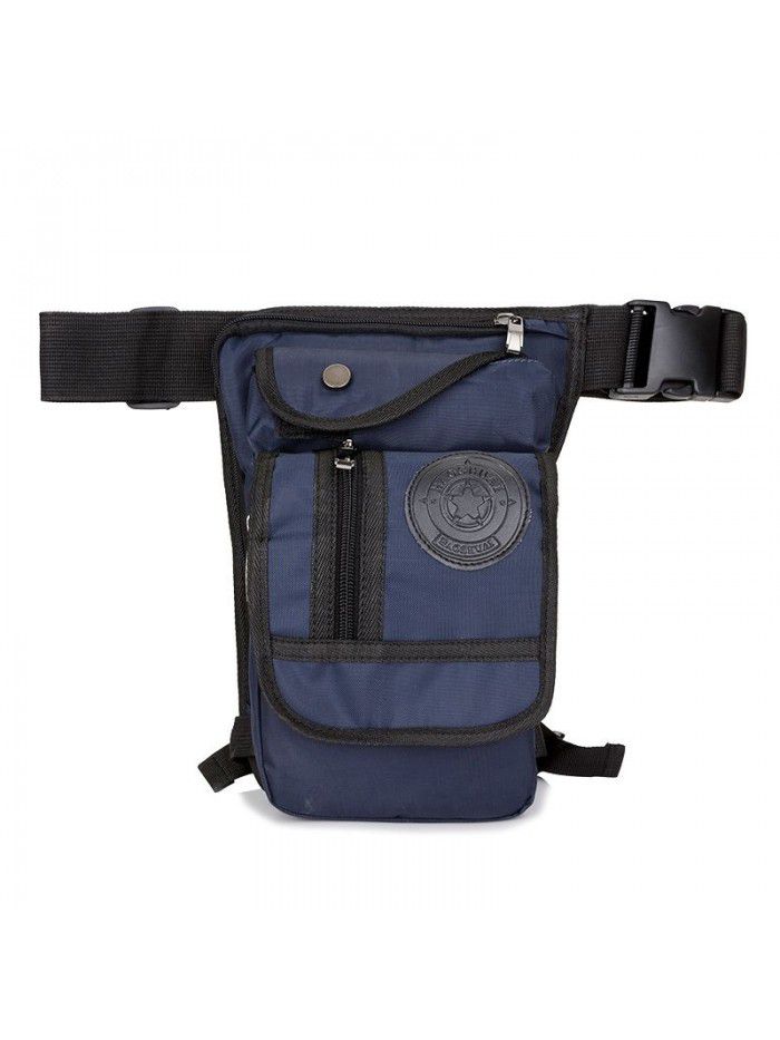 Spring new men's waist bag outdoor sports leg bag riding tactical waist bag nylon leg bag cross border waist bag customization