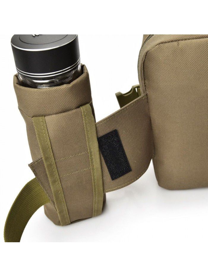 Multifunctional tool satchel riding kettle waist bag traveling men's bag tactics outdoor waist bag Luya fishing gear bag Y18