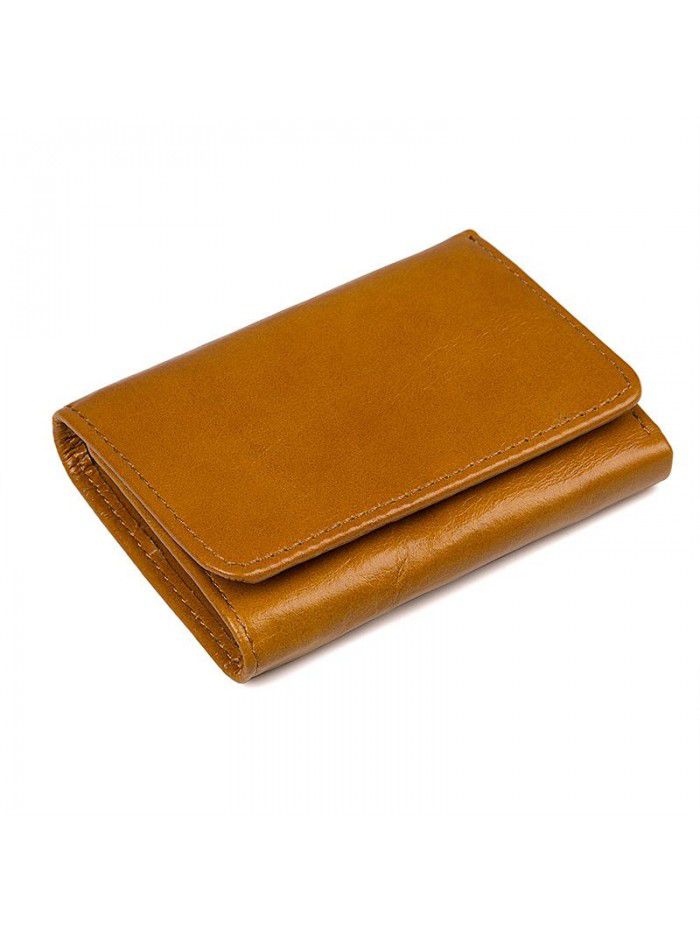 Jiameida retro fashion wallet short men's and women's general leather head leather wallet 8177 wholesale