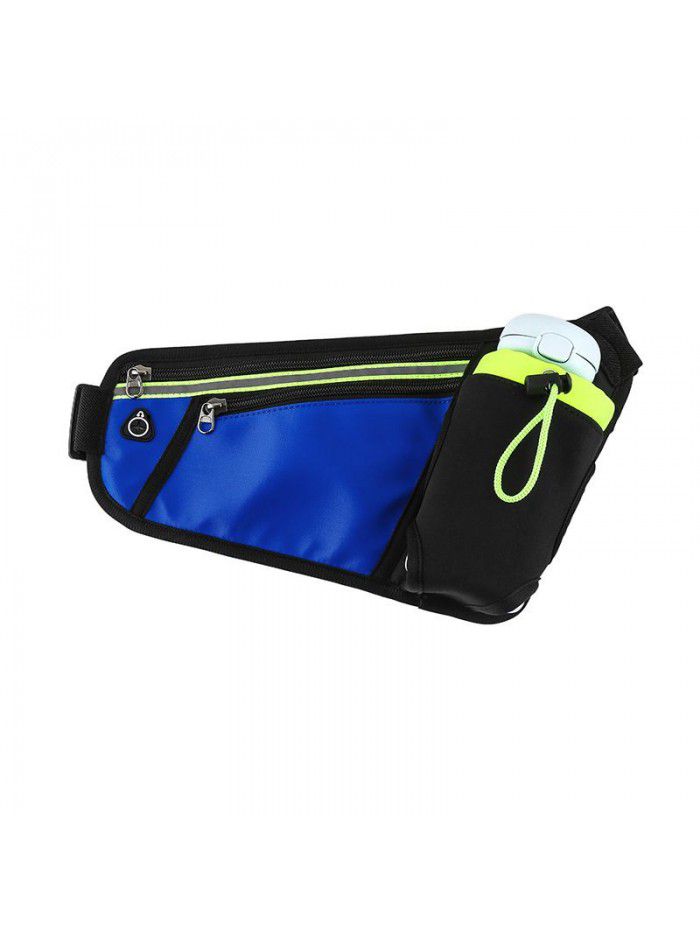 Fashion sports night running waist bag outdoor multifunctional waterproof running kettle waist bag cross border personal mobile phone bag